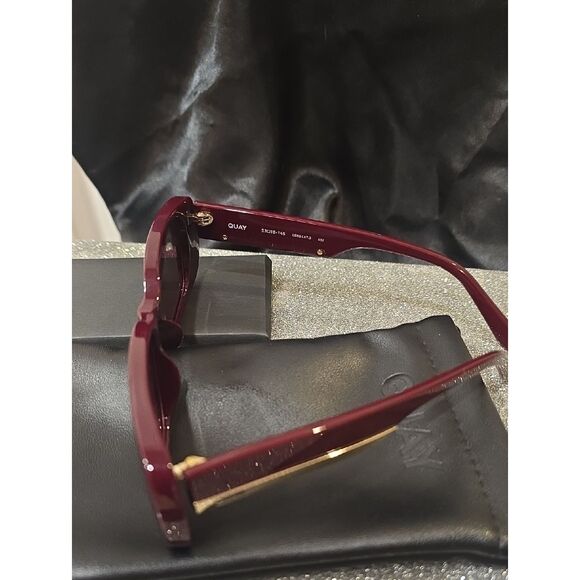 Quay Australia Karma Sunglasses- Pinot/Brown Exclusive Colourway main image 4